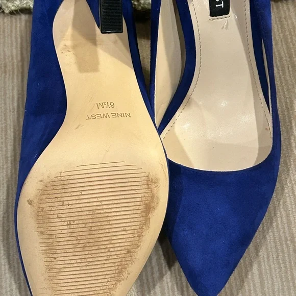 🤩 Nine West Women’s Trendz Pointy Toe Pumps. Only worn one time. Beautiful 🤩 - Picture 7 of 9
